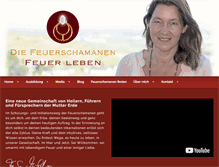 Tablet Screenshot of feuerschamane.de